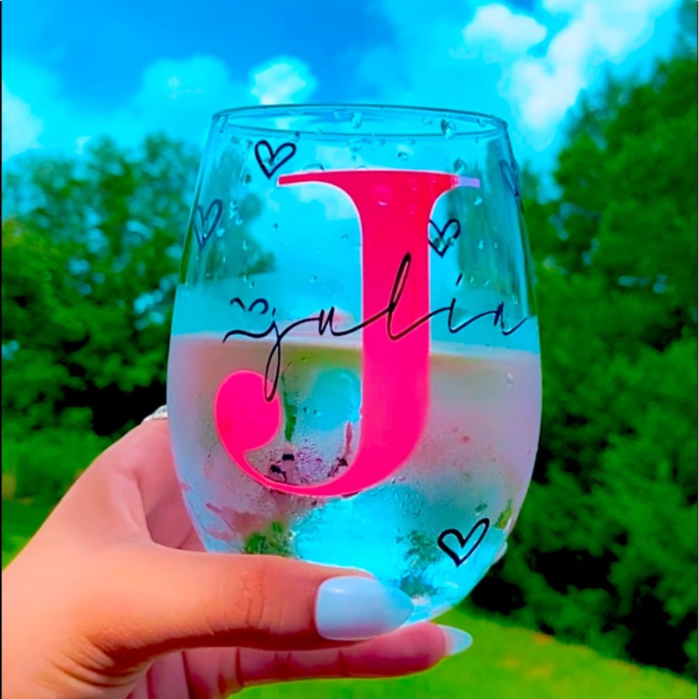 Personalized Wine Glass